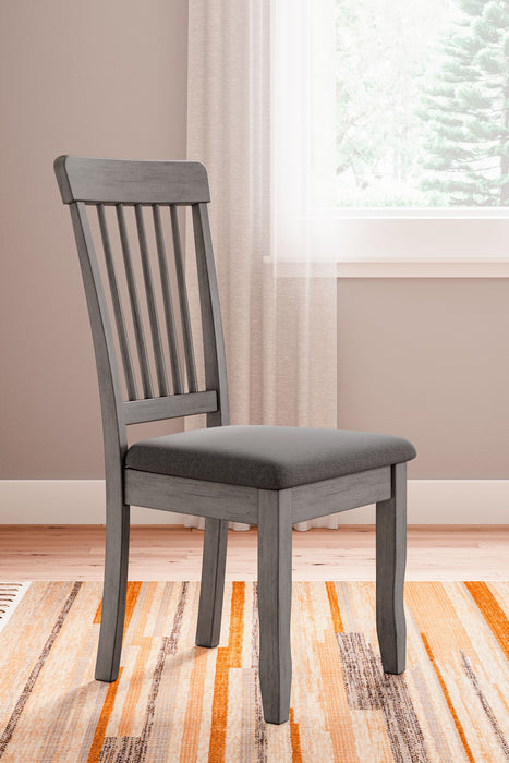 Shullden - Dining Room Side Chair (Set of 2) - Gray