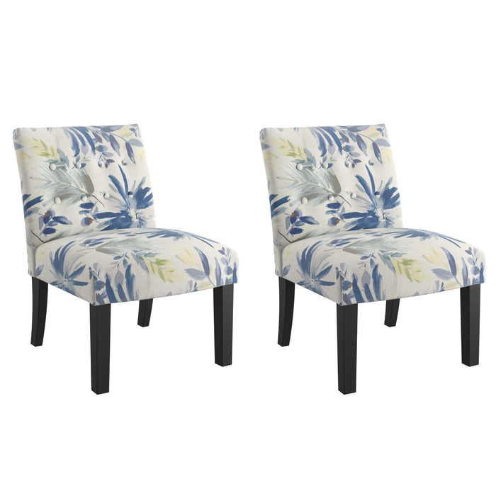 Vera - Accent Chair - Ocean Floral