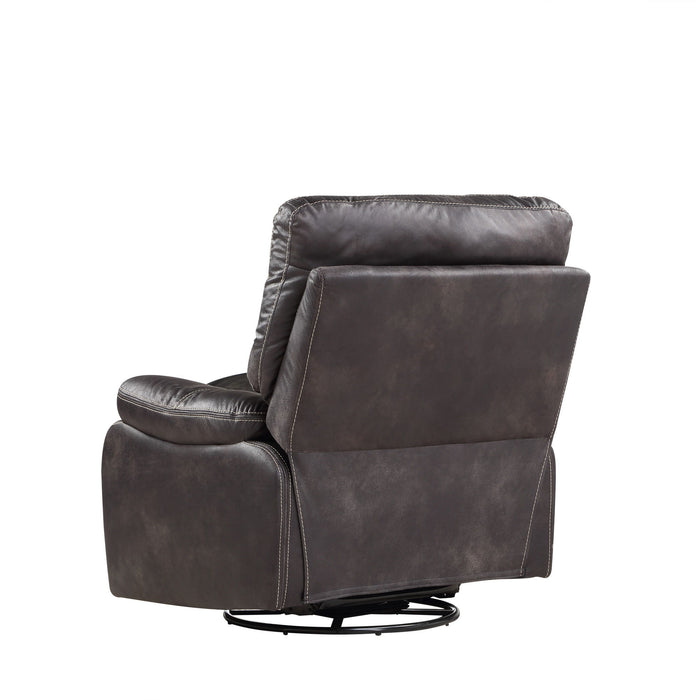 Jessie James - Swivel Recliner - Dark Graphite