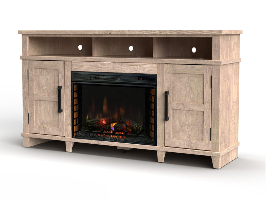 Deer Valley - 65" Fireplace Console - Fruitwood