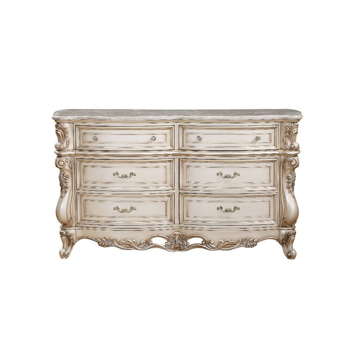Gorsedd - Dresser - Marble & Antique White