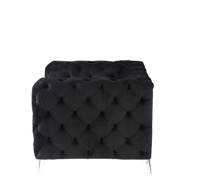 Phifina - Chair - Black Velvet